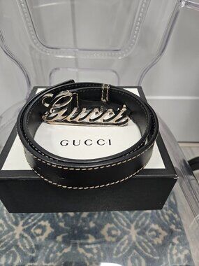 GUCCI Script Belt